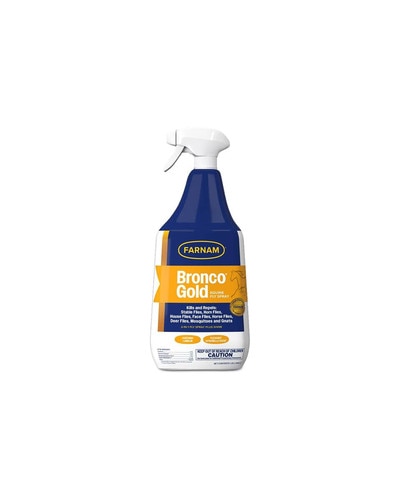 Farnam Bronco Gold fly spray with coat conditioner - 32oz