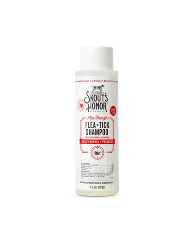 Max Strength Flea + Tick Dog Shampoo from Skout's Honor