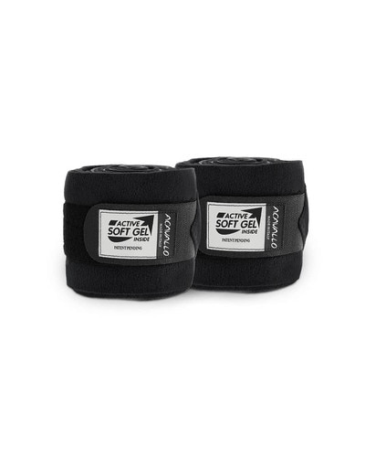 Acavallo Gel and Fleece Bandages - Black