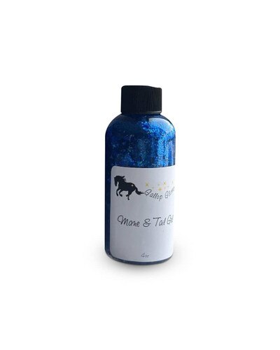 Armor Equestrian Gallop Glitter Mane and Tail Gel - Blue