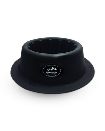 High Country Plastics Black Grain Pan Feeder