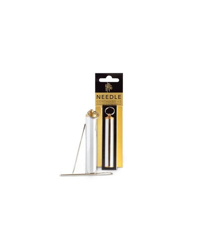 Hairy Pony Needle Container & 2 Plaiting Needles