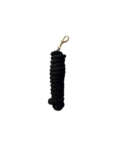 Jacks Cotton Lead Rope Black