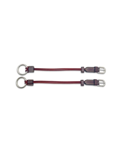 Jake Adams Equestrian Leather Blinkers with Velcro