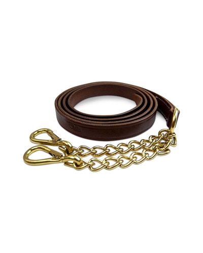 Walsh Leather Lead Jumper Shank - Havana