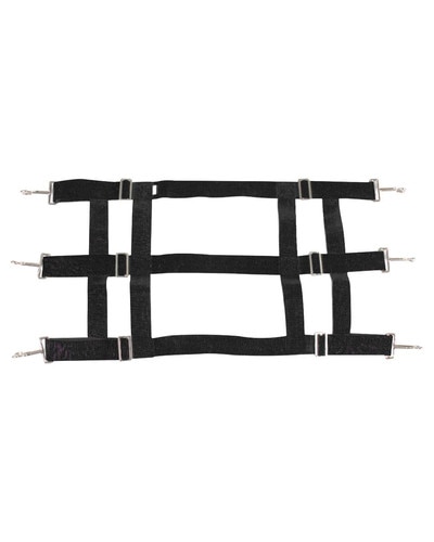 Jacks Nylon Adjustable Stall Guard Black