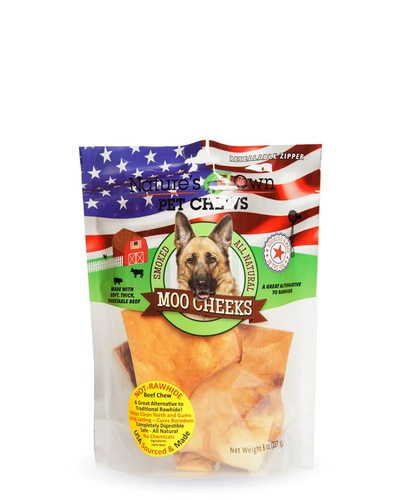 Nature's Own Moo Cheeks dog chews