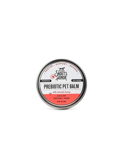 Skout's Honor Prebiotic Pet Balm with manuka honey for Paws