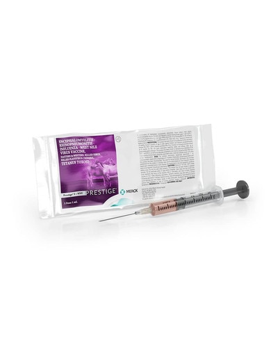 Prestige 5+WNV with Havlogen by Merck vaccine for horses