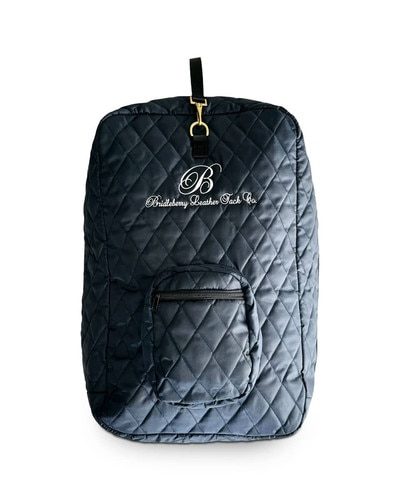 Bridleberry Blue Quilted Equipment Bag and Backpack for tack
