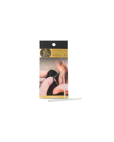 Hairy Pony Stainless Steel Plaiting Needles for horses - 2 pack