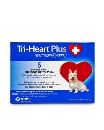 Tri-Heart Plus Chewable Tablets for dogs