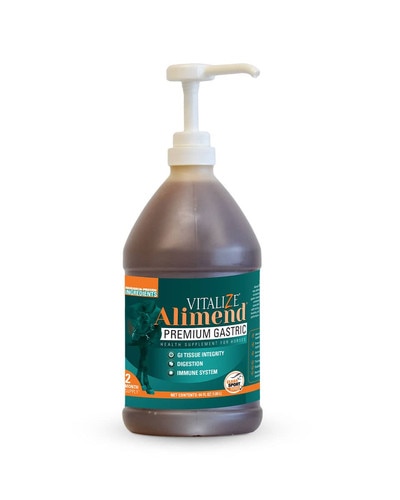 Vitalize Alimend from BioZyme, Inc. gastrointestinal supplement for horses - 64 oz