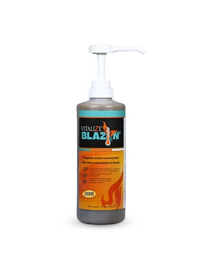 Vitalize Blazin' by BioZyme - heat stress supplement for horses 32 oz