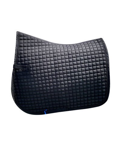 Wellie-Wear Black Square Quilt Dressage Saddle Pad
